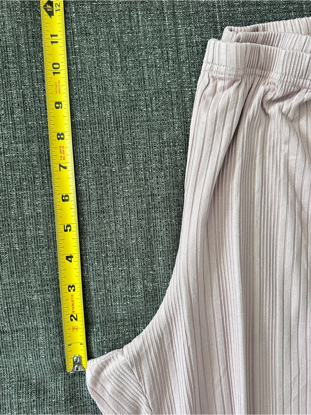 Nicole Miller New York Ribbed Pajama Set Pink Button Up Wide Leg Pants M - Picture 14 of 15
